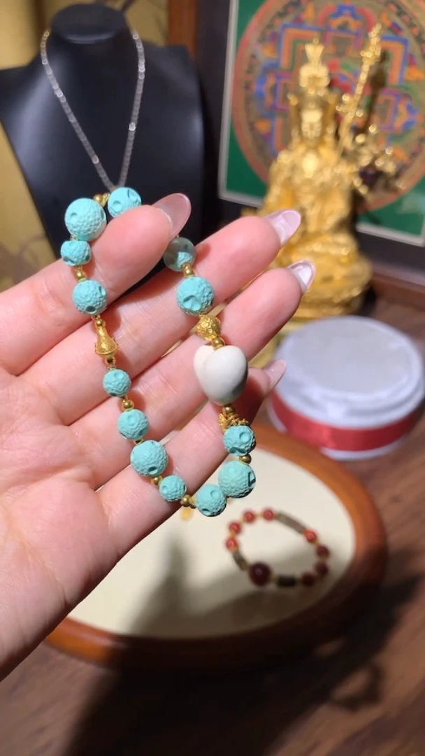 【闪购商品】绿松石手串未镶嵌手串18K