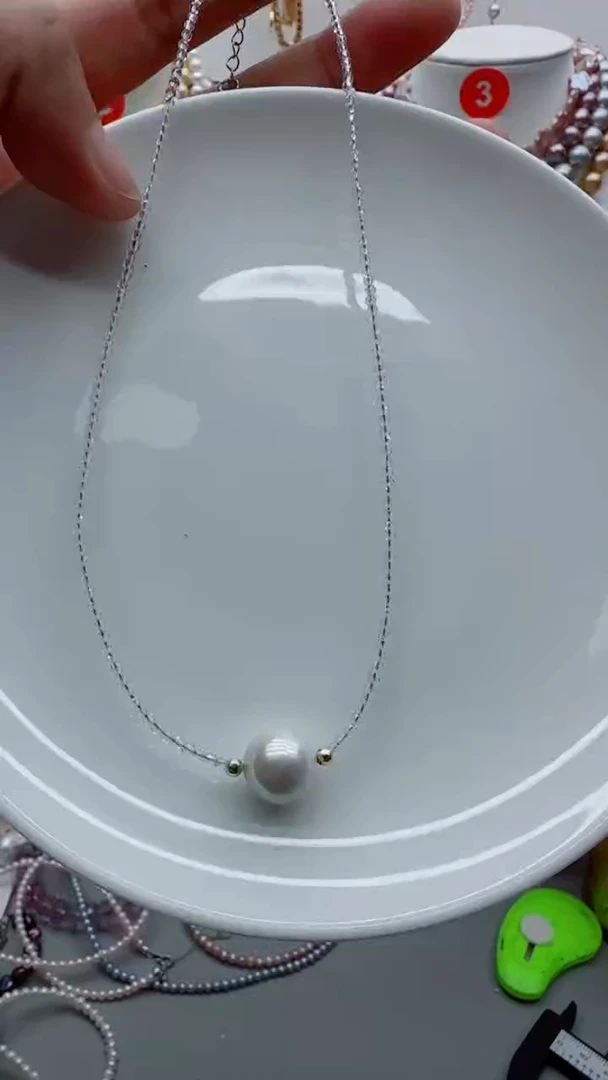 淡水珍珠未镶嵌颈饰1