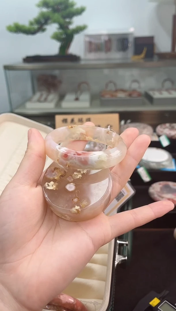 未镶嵌手镯石英质玉57圈口（赠品镯心）S965806