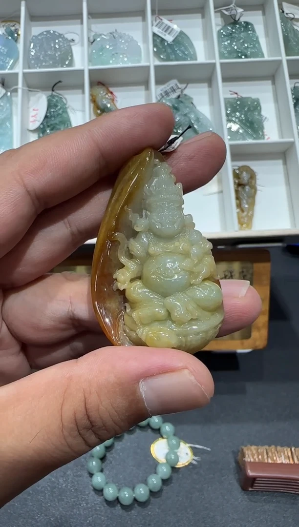 未镶嵌挂件翡翠A货翡翠多样性孤品