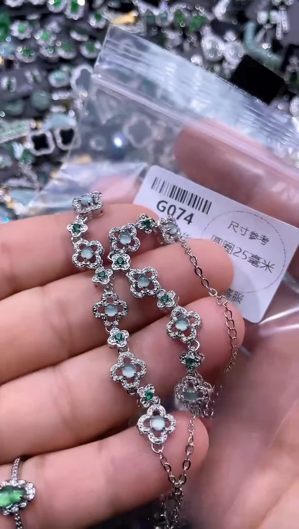 【闪购商品】翡翠颈饰未镶嵌G074手链 多样性发其一