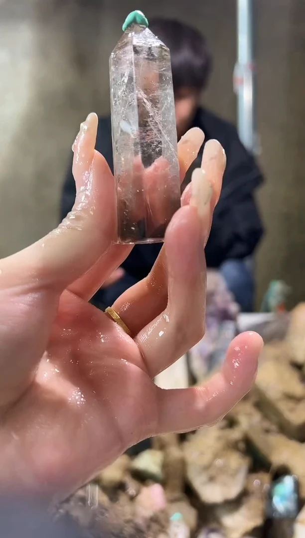 未镶嵌大型摆件（非配饰）水晶茶水晶柱子708