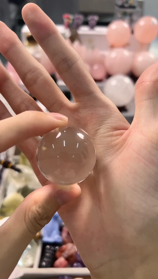 未镶嵌珠宝半成品水晶M263 约3.6cm