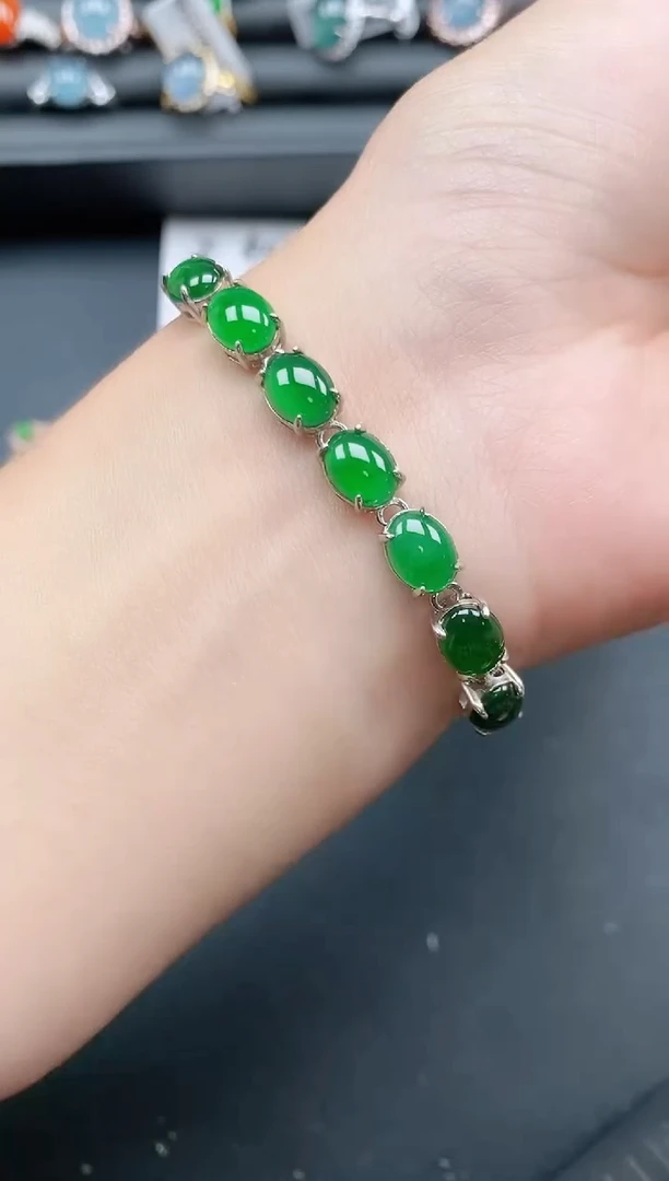 银S925镶嵌戒指翡翠111111