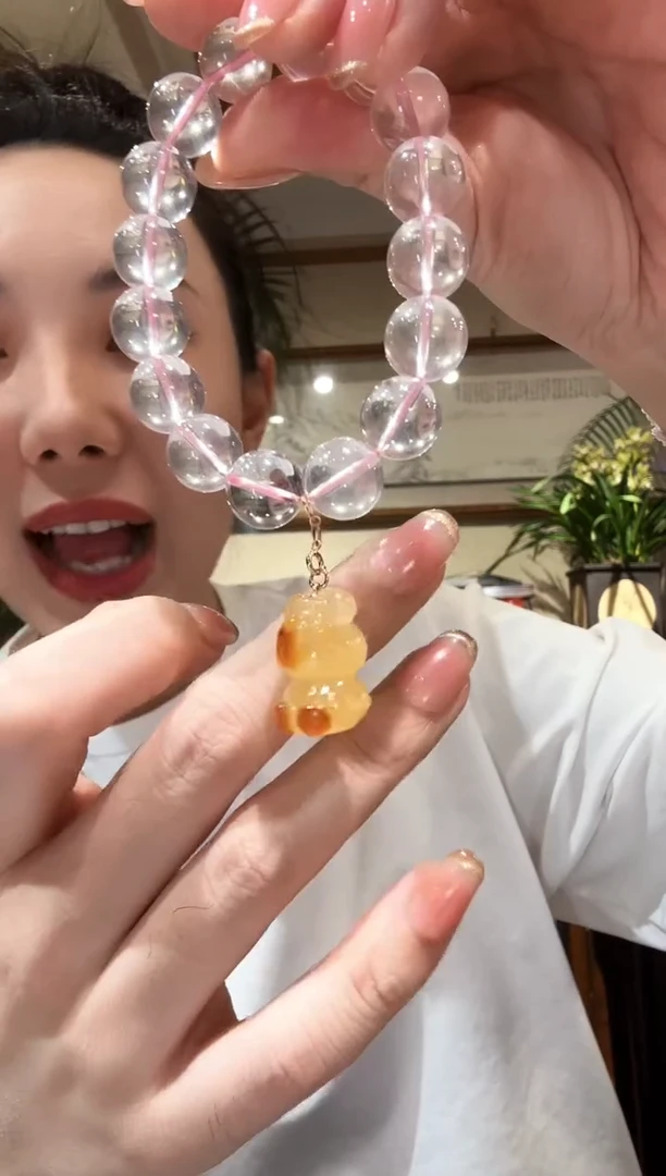 【闪购商品】水晶手链18K金镶嵌国风