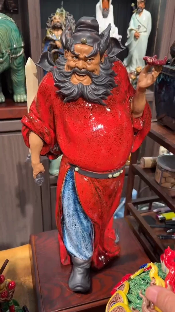 陶瓷杨*胜算钟馗一件