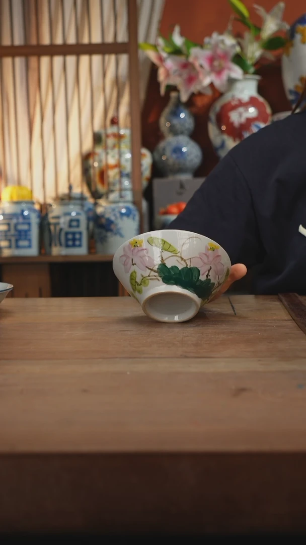 瓷片景德镇设计师釉下手绘陶瓷餐具