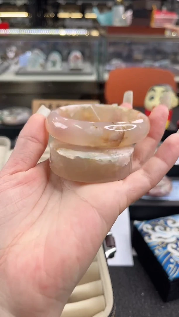 未镶嵌手镯石英质玉56圈口（赠品镯心）617897
