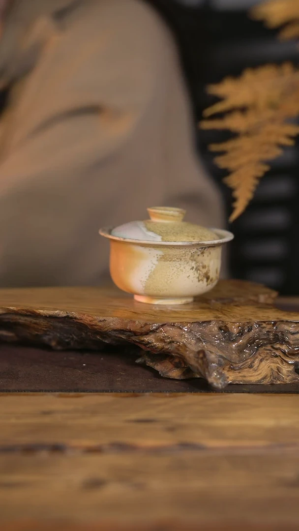 景德镇柴烧福利放漏 中百泥盖碗13