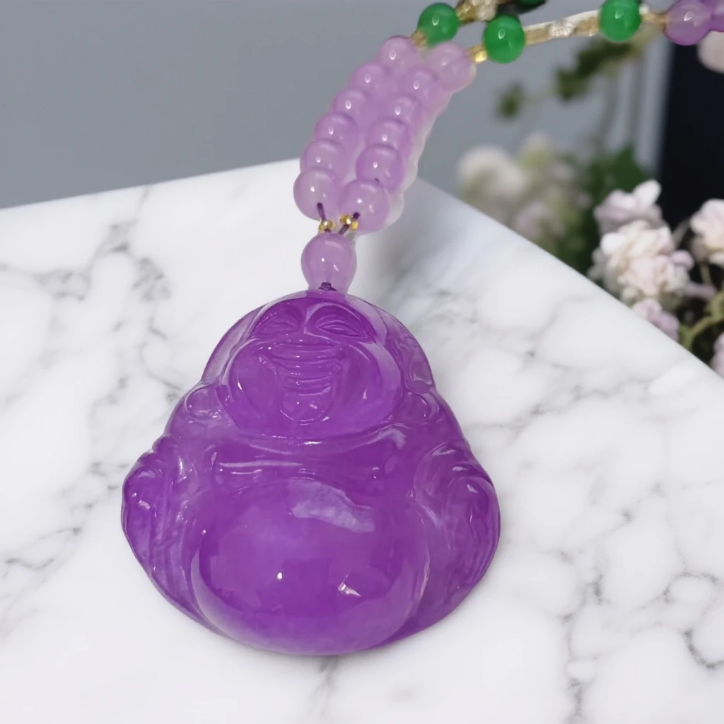 【高端甄选】时尚百搭款紫佛公吊坠DSJ47