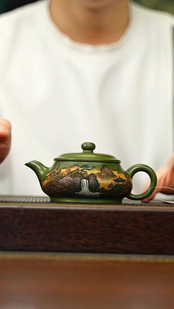 茶壶紫砂宜兴原矿 手工 紫砂壶容量220CC