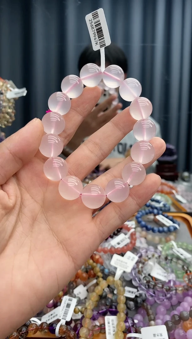 【闪购商品】水晶手链未镶嵌粉水晶