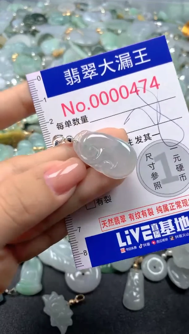 颈饰未镶嵌翡翠474