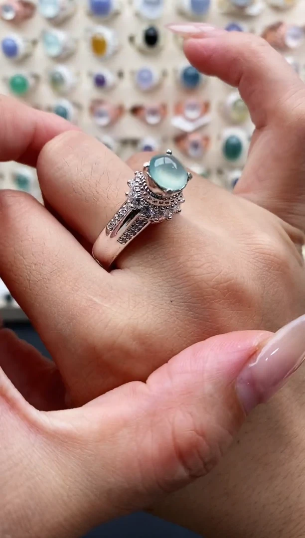 未镶嵌戒指翡翠天然缅甸翡翠A货111-8-2