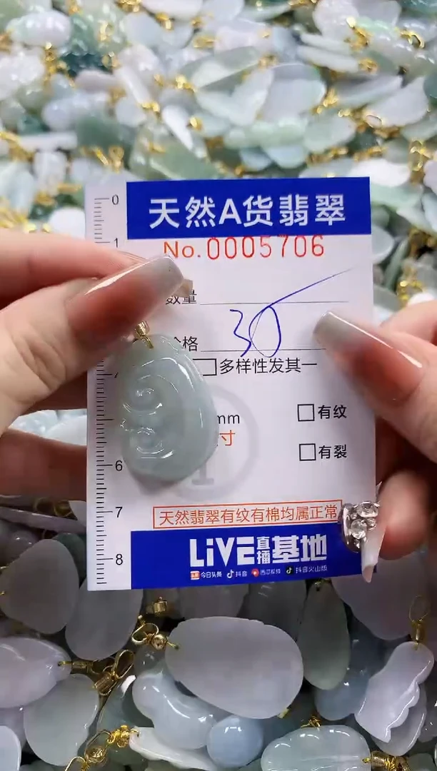 颈饰未镶嵌翡翠天然A货翡翠