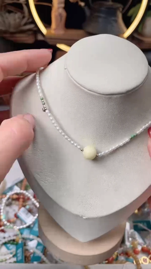 【闪购商品】淡水珍珠颈饰未镶嵌@@C921I015143