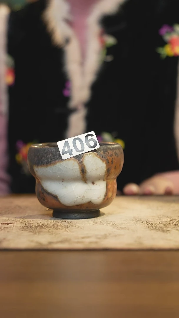 陶瓷茶器茶具主人杯406微瑕