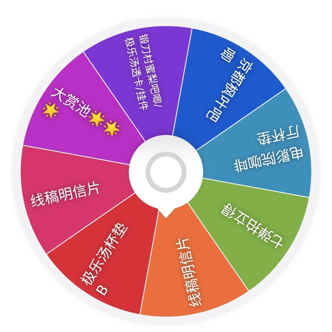 日谷【鬼灭之刃】柱展线稿吧唧福利转盘