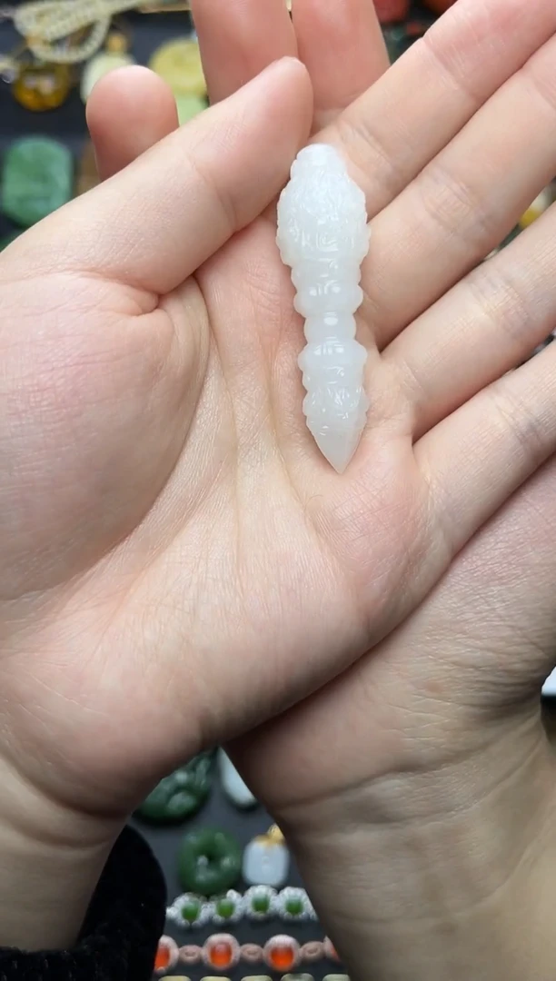 颈饰未镶嵌和田玉杵06