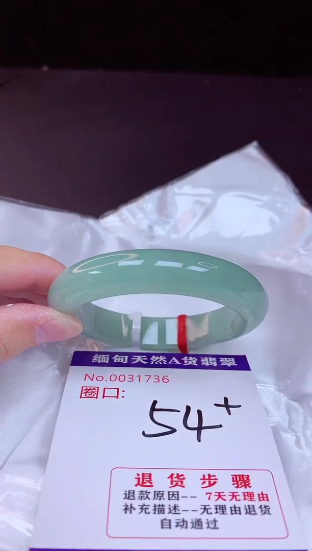 翡翠手镯未镶嵌54+