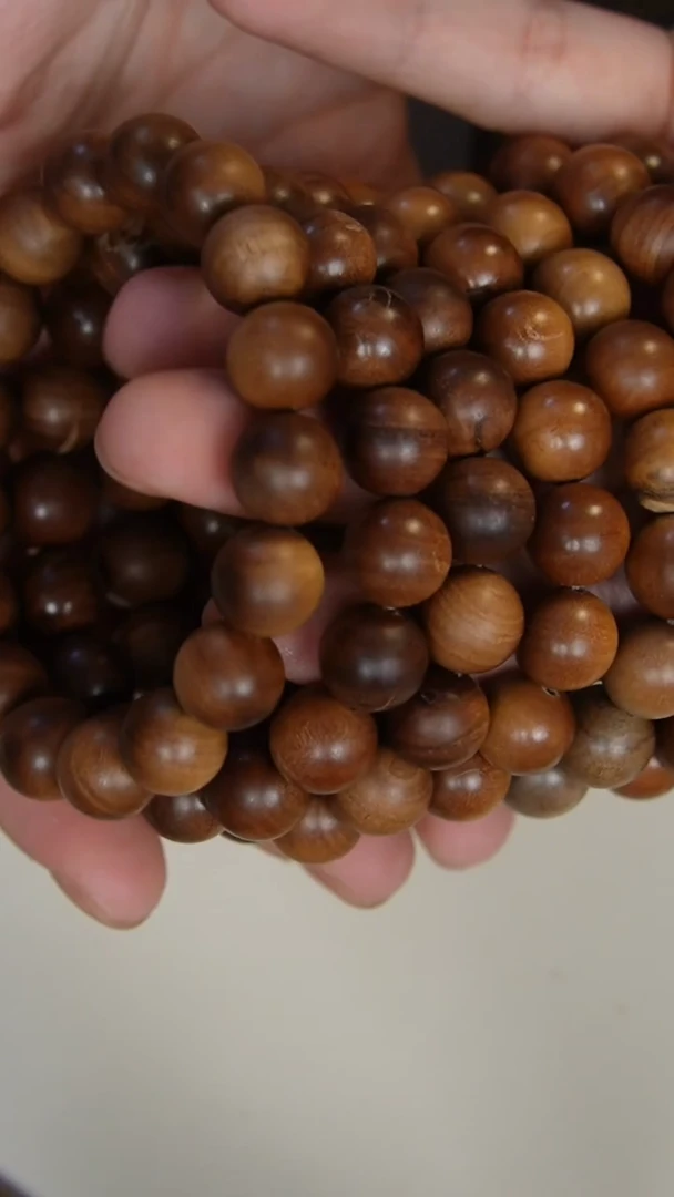 【闪购商品】檀香木手串/手链老山檀香1.2圆珠多样式发其一供奉瑕疵