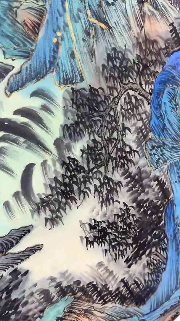 国画郑乐华手绘绘画作品27-70