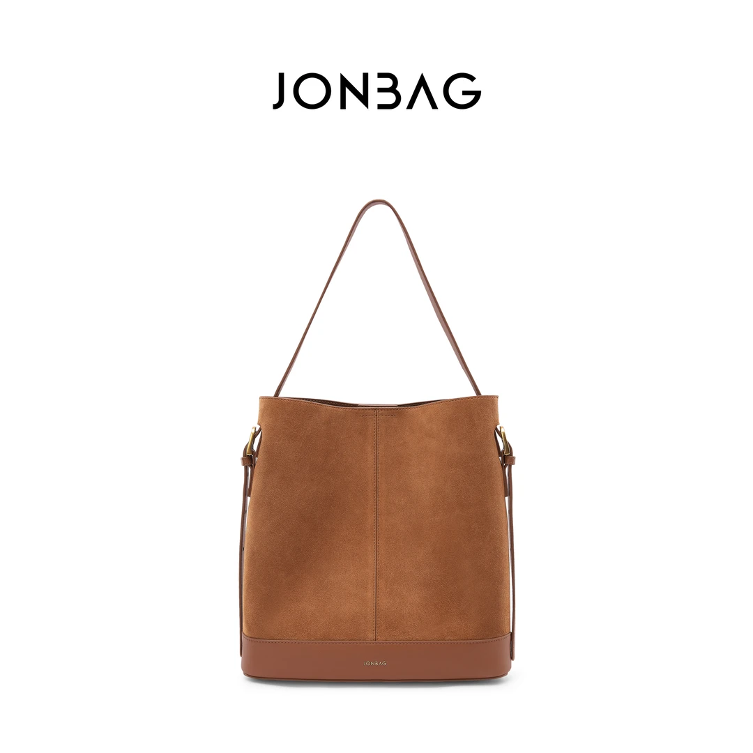 简佰格小众设计休闲拼接单肩包大容量通勤女包JF93502