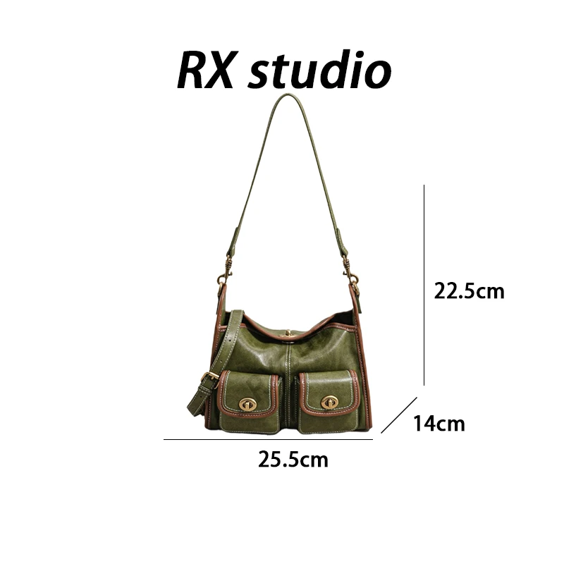 【南沙瑞熙】SK-63197-1-海藻绿-轻奢小众时尚百搭女士包包