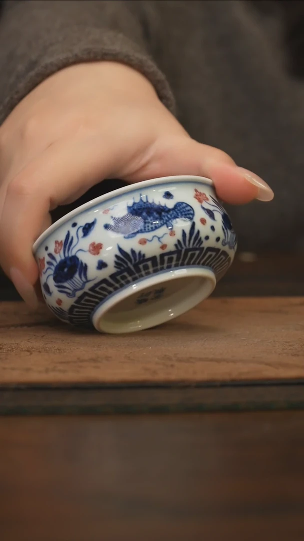 杯柴窑青花破价福利