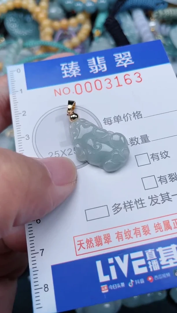 翡翠未镶嵌颈饰.0003163