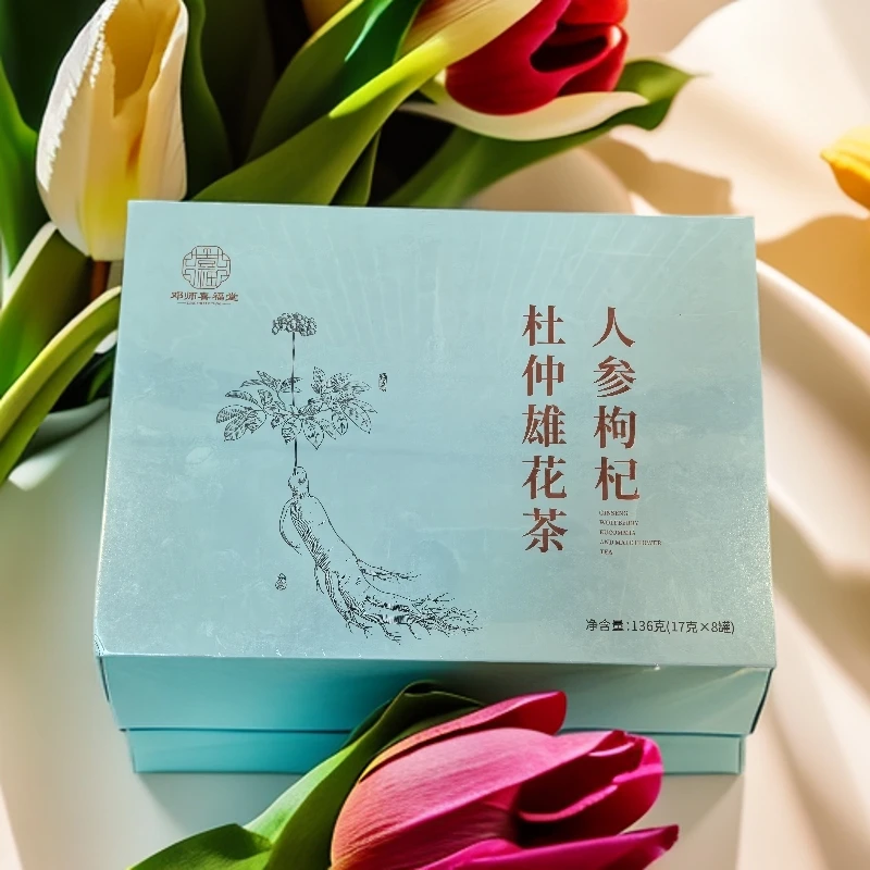 邓师喜福堂人参枸杞杜仲红花茶