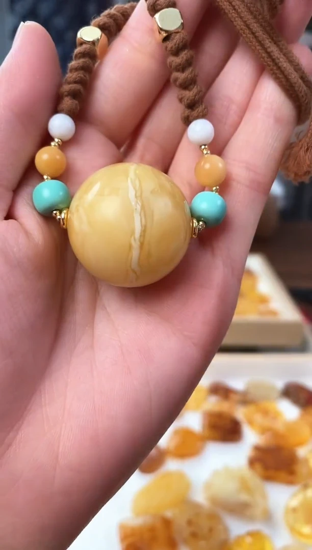 裸石琥珀未镶嵌天然琥珀蜜蜡