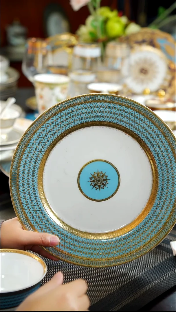 瓷片10.5英寸平盘 2个