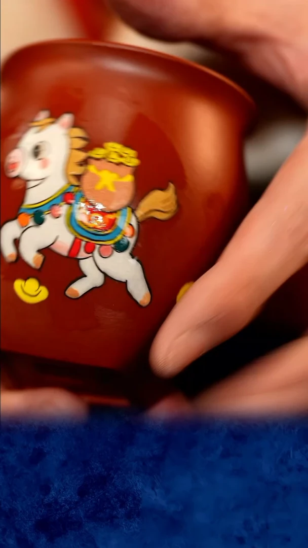 紫砂 宜兴紫砂 朱泥  马杯