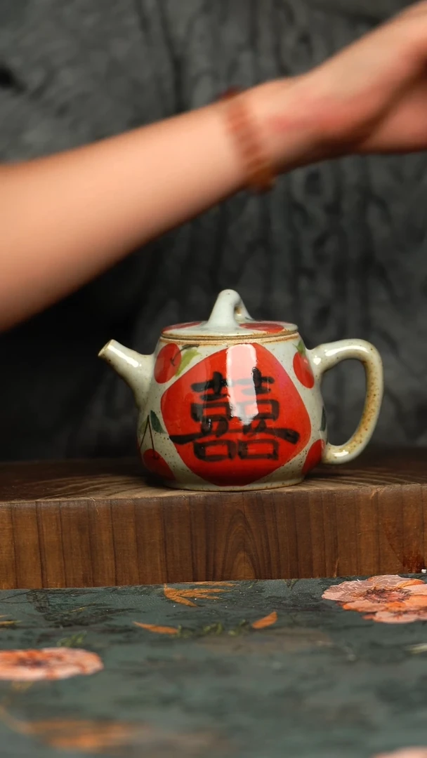 杯釉下彩手工手绘同款陶器