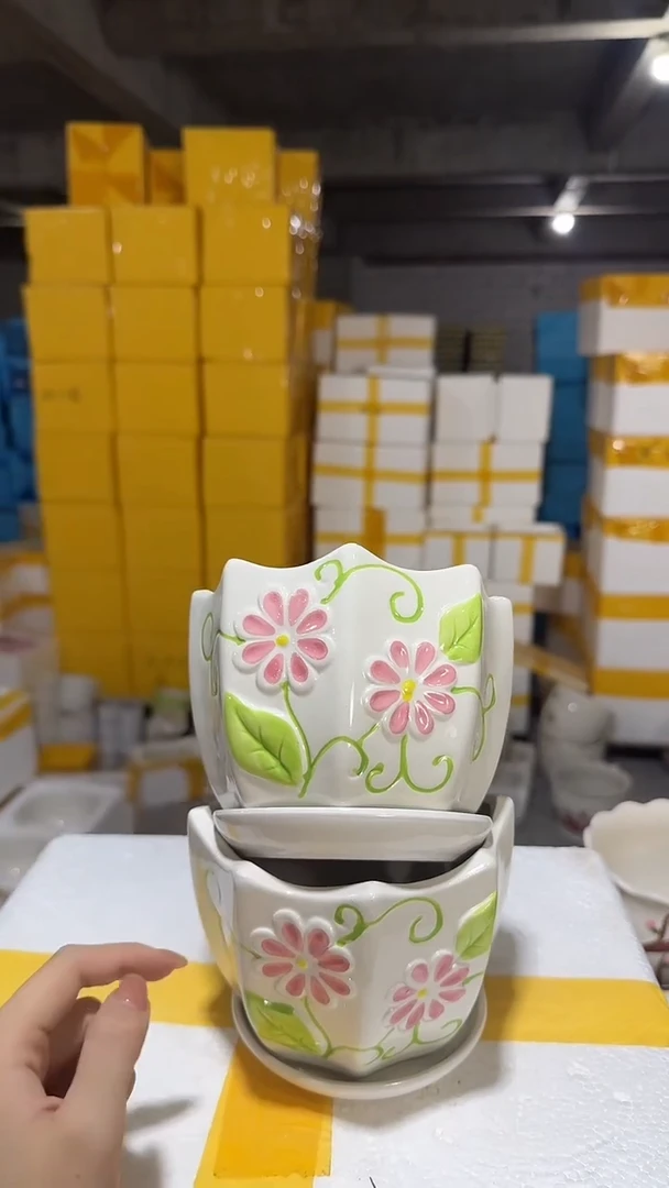 高温陶瓷花盆+Q201