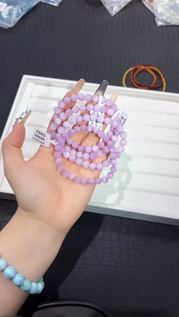 手串锂辉石未镶嵌13c多样性发其一【1条】默认微瑕