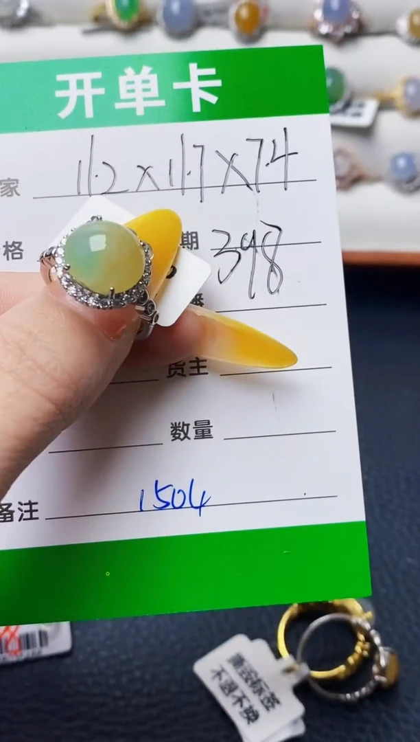 颈饰未镶嵌翡翠1504