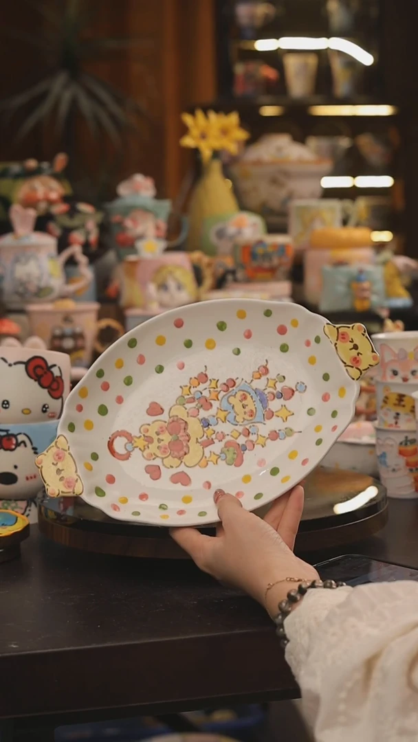 景德镇釉下彩绘设计师款式陶瓷