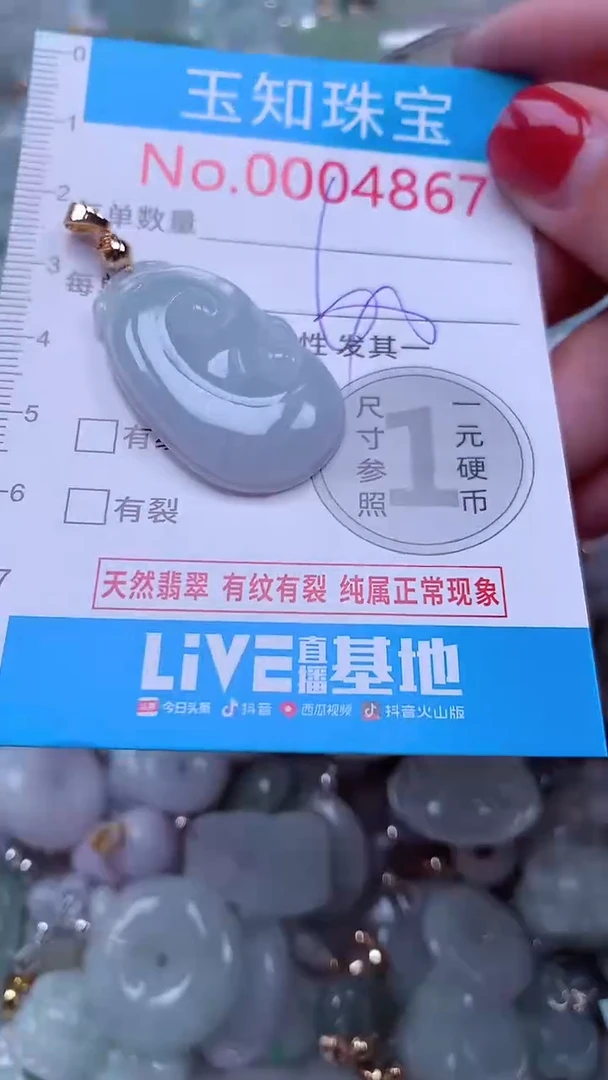 吊坠(不含链)未镶嵌翡翠4867