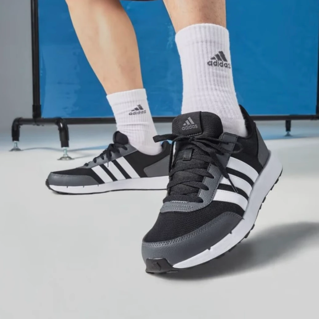 【断码特价】Adidas/阿迪达斯RUN 50S缓震舒适防滑男生运动鞋IF1553