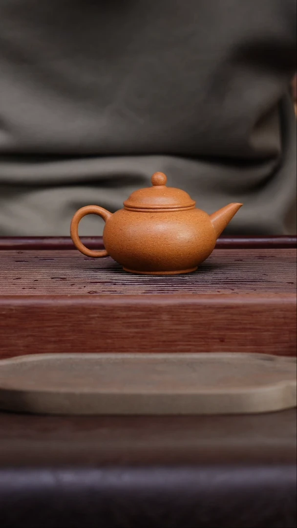 茶壶紫砂黄金段 水平