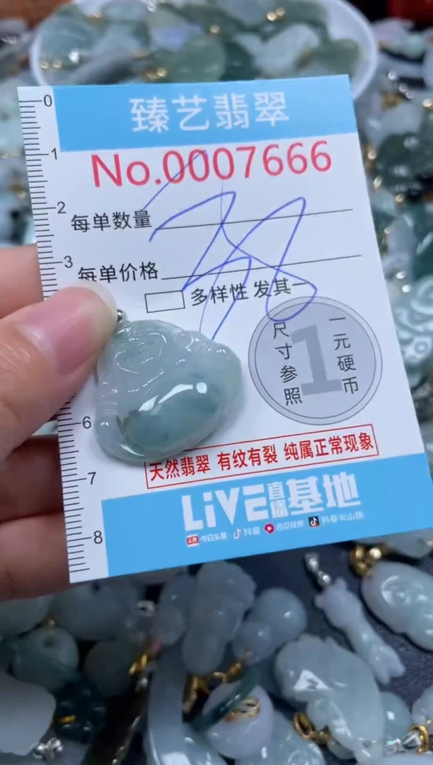 颈饰未镶嵌翡翠7666