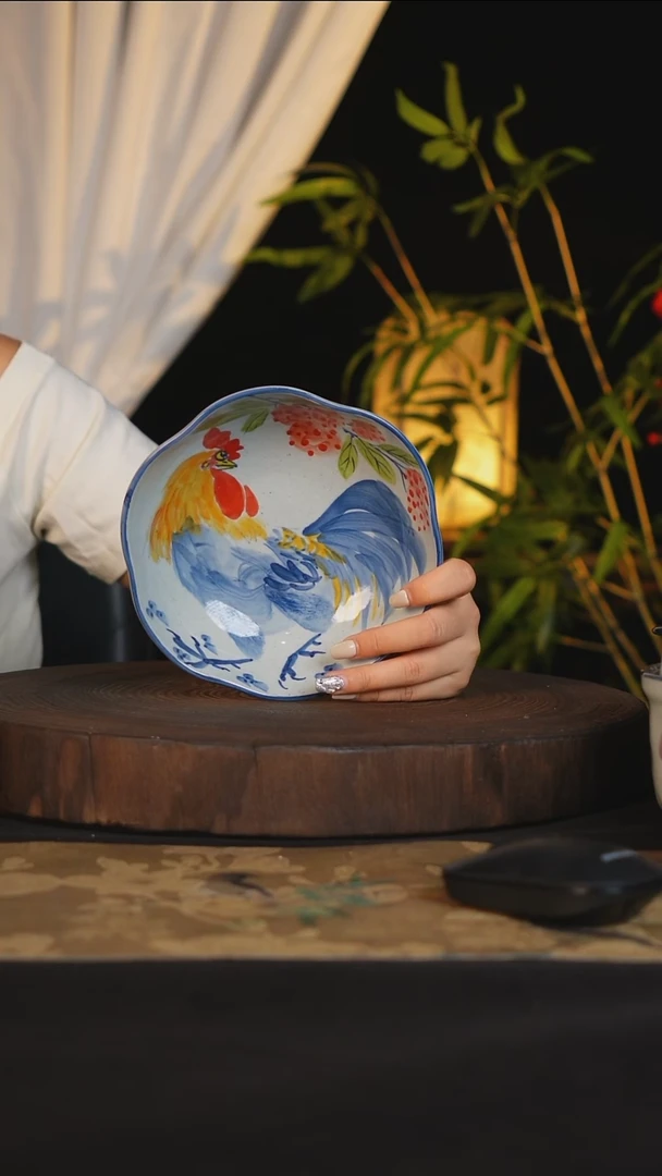 其他景德镇手工手绘高温陶瓷可进蒸箱烤箱洗碗机