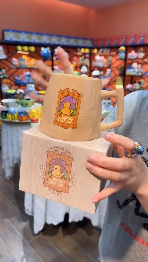 瓷片@@魔法奇缘小黄鸭陶瓷杯（礼盒）