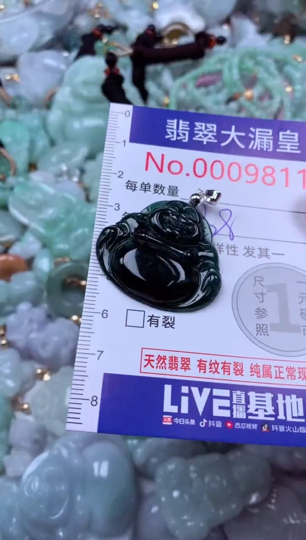 吊坠(不含链)未镶嵌翡翠9811