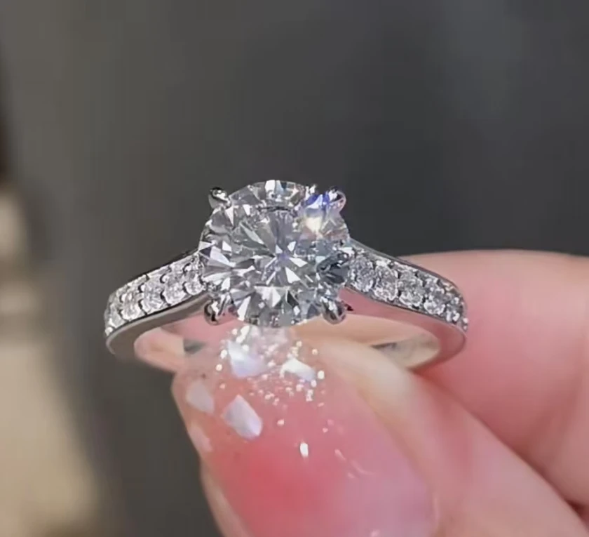 PT950材质戒指雪莲花定制链接