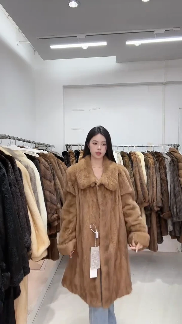 小橙子皮草进口中古貂