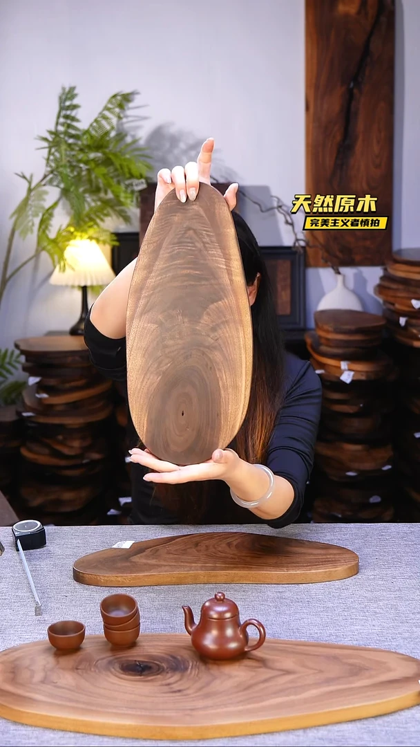 木北美黑胡桃原木.干裂疤结不属于商品质量问题完美主义者慎拍