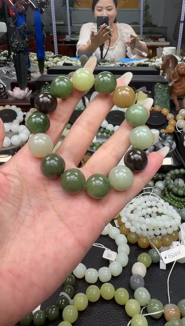 手链未镶嵌和田玉新疆多宝卡16